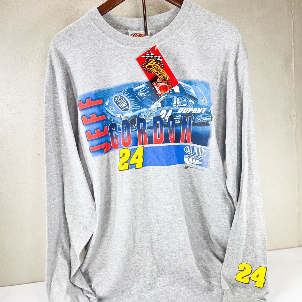 Vintage Jeff Gordon #24 DuPont Nascar Long Sleeve Shirt XL Winner’s Circle